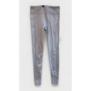 Athleta Gray with Silver Stripes Leggings Size XS, AthLeisure, Pull On, Gorpcore